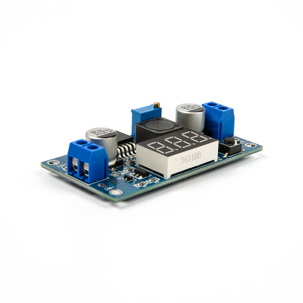 Преобразователь напряжения LM2577 с вольметром